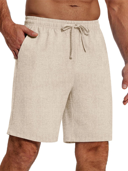 Men's Everyday Casual Drawstring Solid Color Shorts