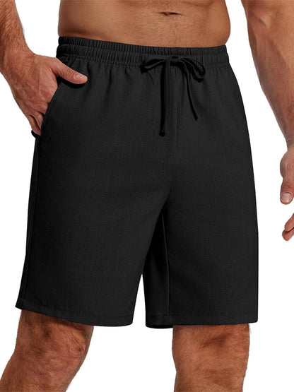 Men's Everyday Casual Drawstring Solid Color Shorts